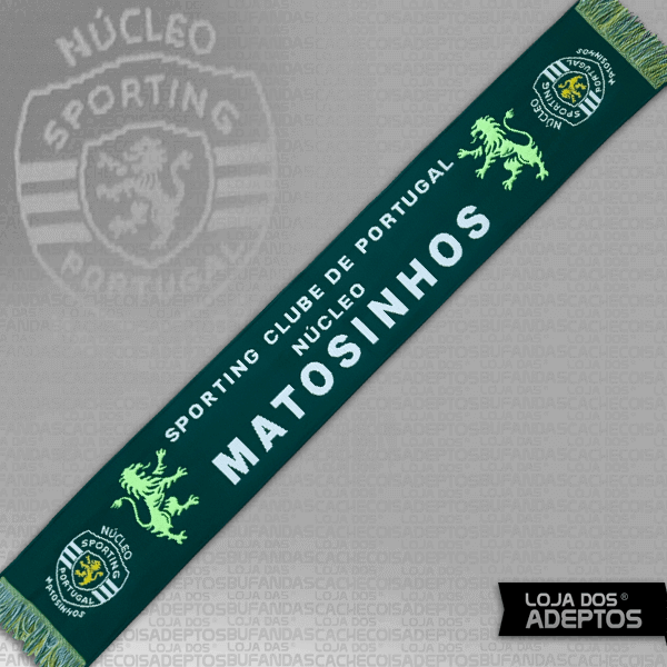 Cachecol Malha Núcleo Sporting Matosinhos